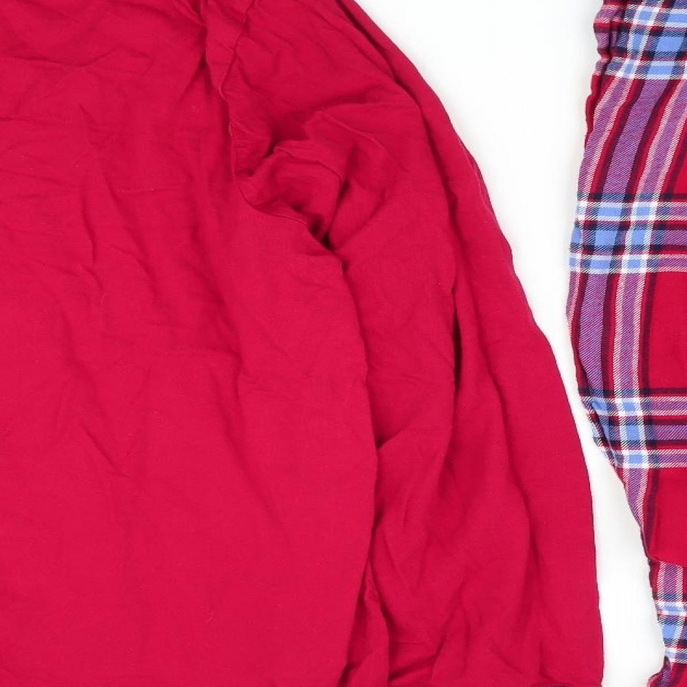 George Mens Red Check   Pyjama Set Size 2XL  - Keeping it Merry