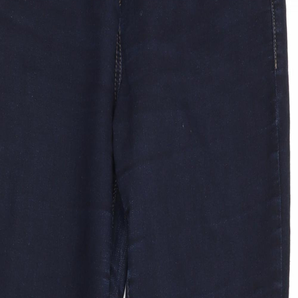 Harper by Wallis Womens Blue   Straight Jeans Size 12 L28 in