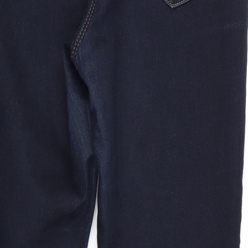 Harper by Wallis Womens Blue   Straight Jeans Size 12 L28 in