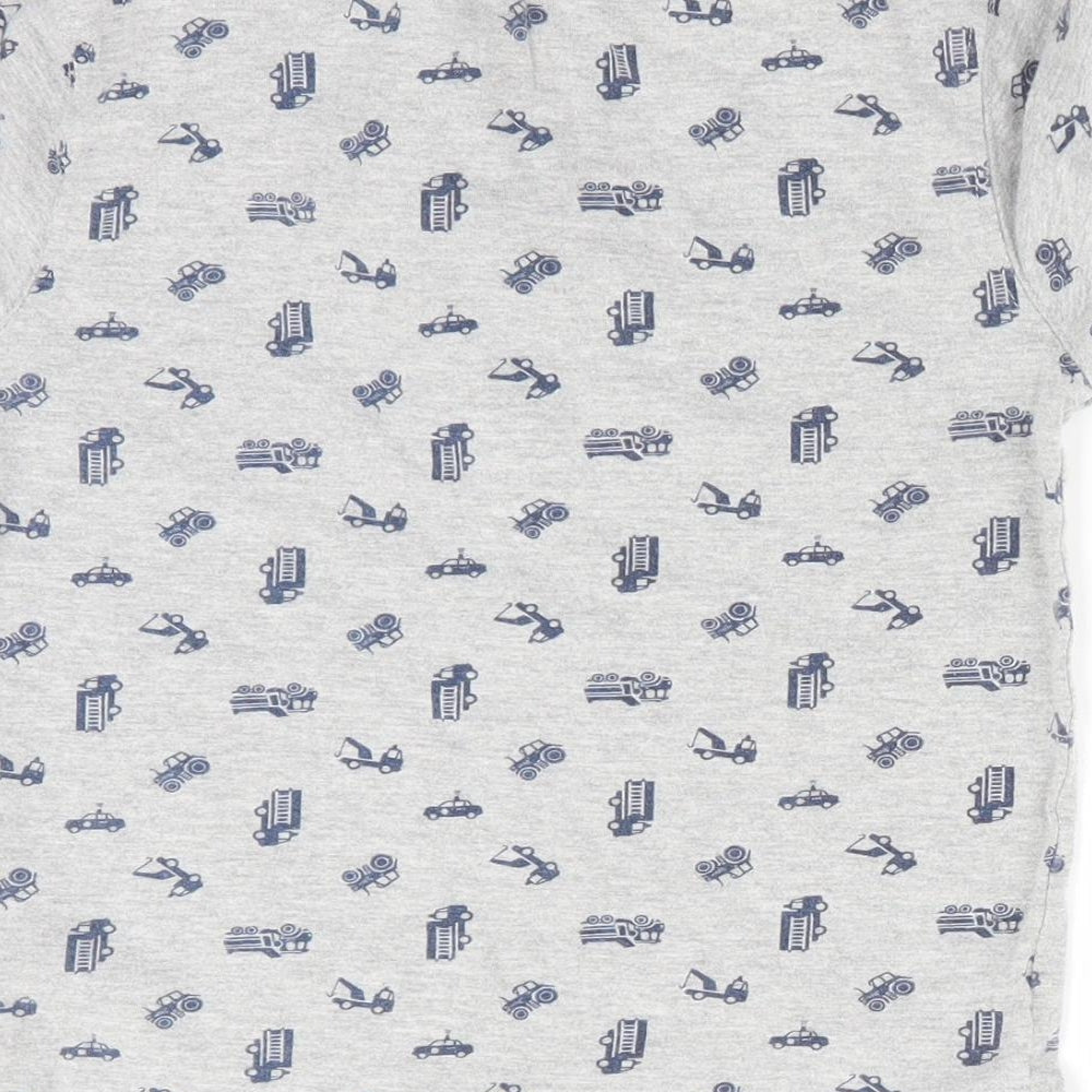 Mini B Boys Grey   Basic Polo Size 4-5 Years  - automobiles