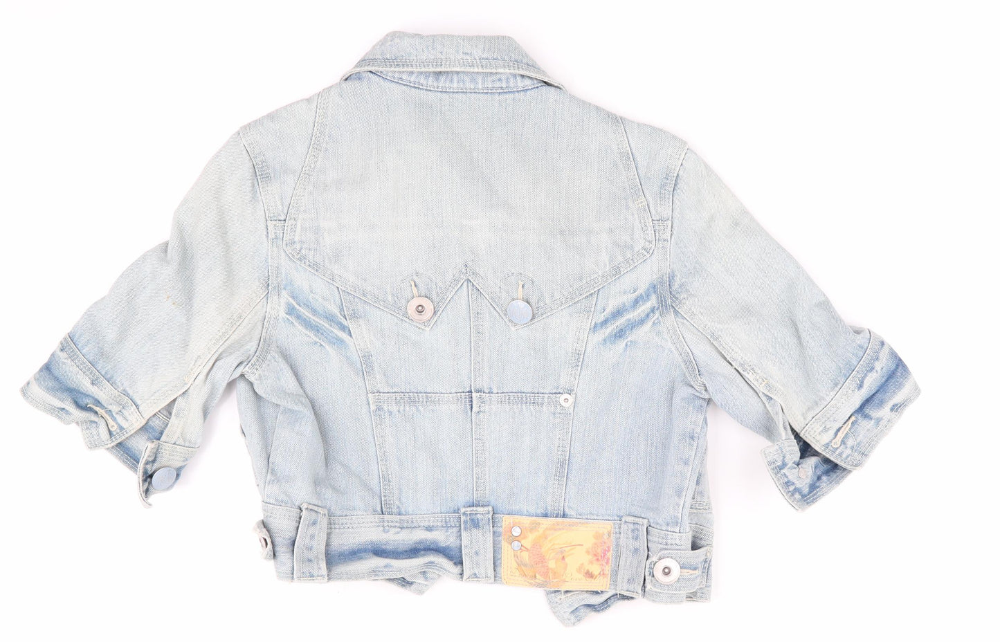 River Island Womens Blue   Jacket  Size 10  - Denim Jacket 3/4 sleeves