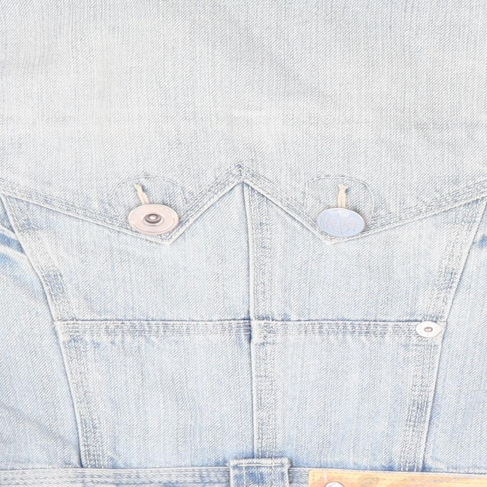 River Island Womens Blue   Jacket  Size 10  - Denim Jacket 3/4 sleeves