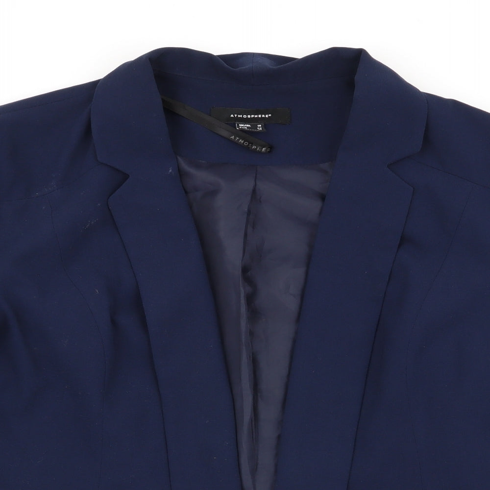 Atmosphere Womens Blue   Jacket  Size 14