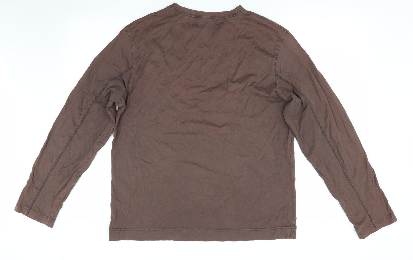 Jasper Conran Mens Brown    T-Shirt Size L