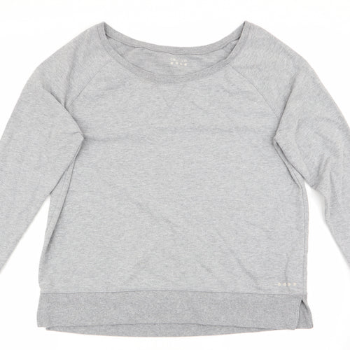 Souluxe Womens Grey   Pullover Sweatshirt Size L