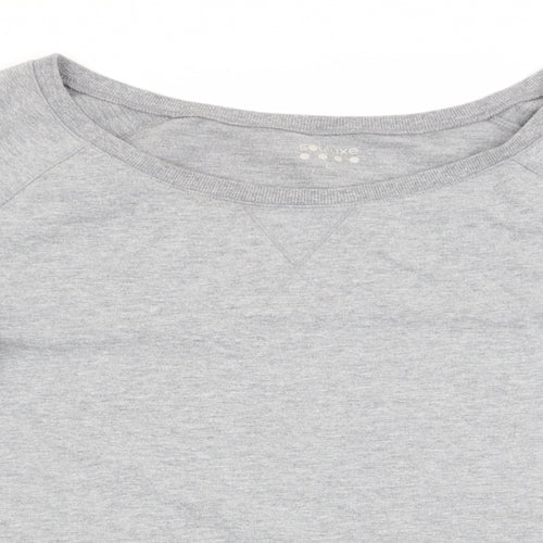 Souluxe Womens Grey   Pullover Sweatshirt Size L