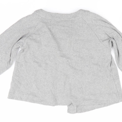 NEXT Girls Grey   Cardigan Jumper Size 9 Years