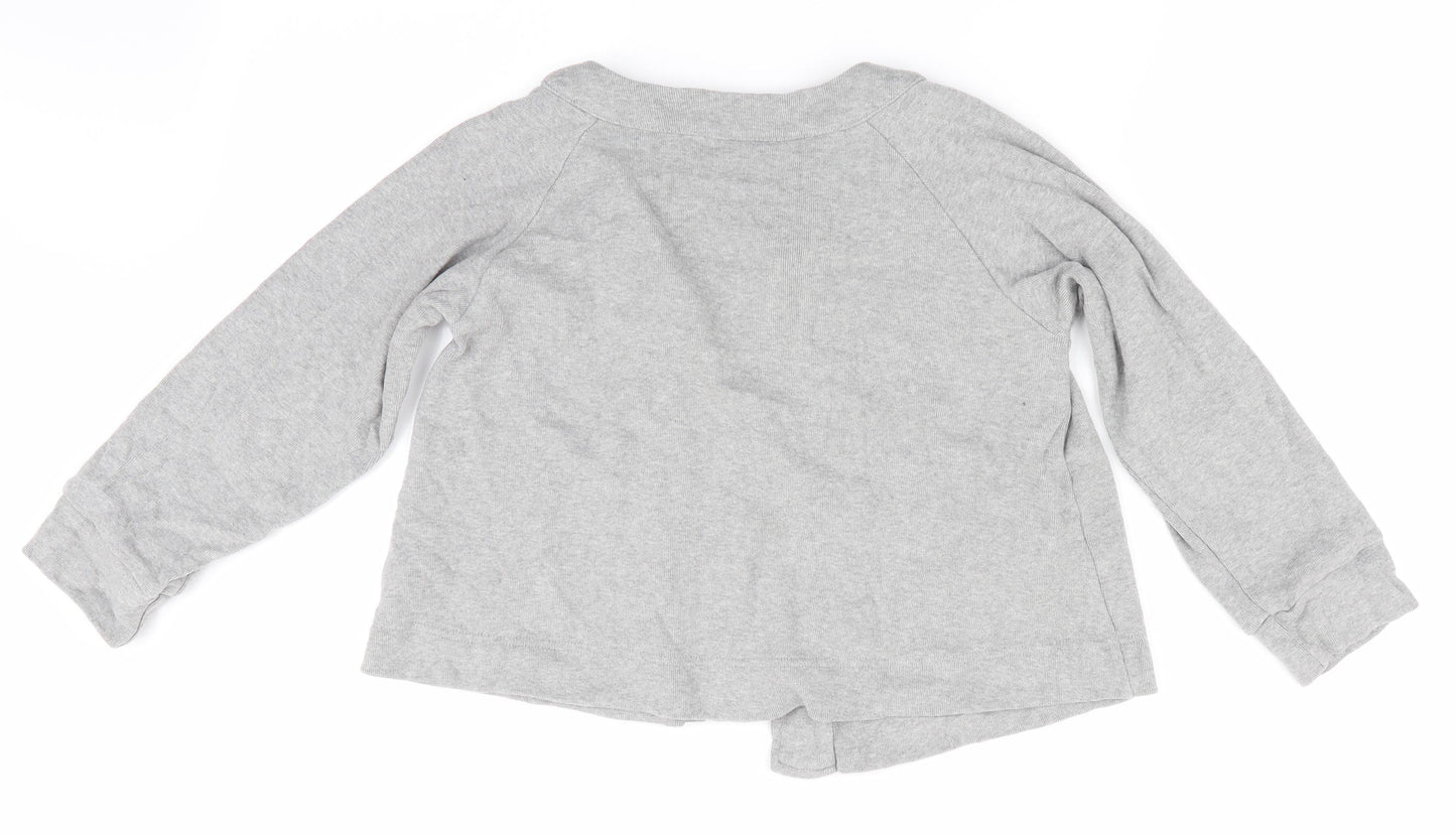 NEXT Girls Grey   Cardigan Jumper Size 9 Years