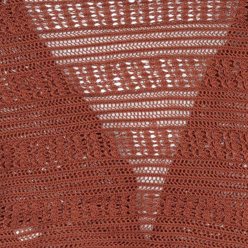 Peacock Womens Brown   Cardigan Jumper Size 12  - open knit