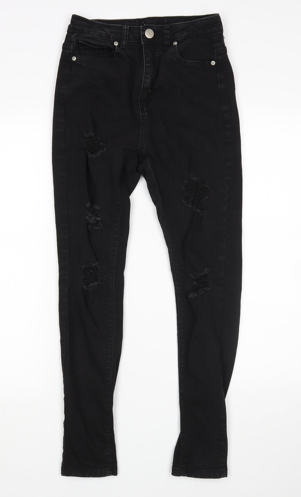 Boohoo Womens Black   Skinny Jeans Size 6 L28 in