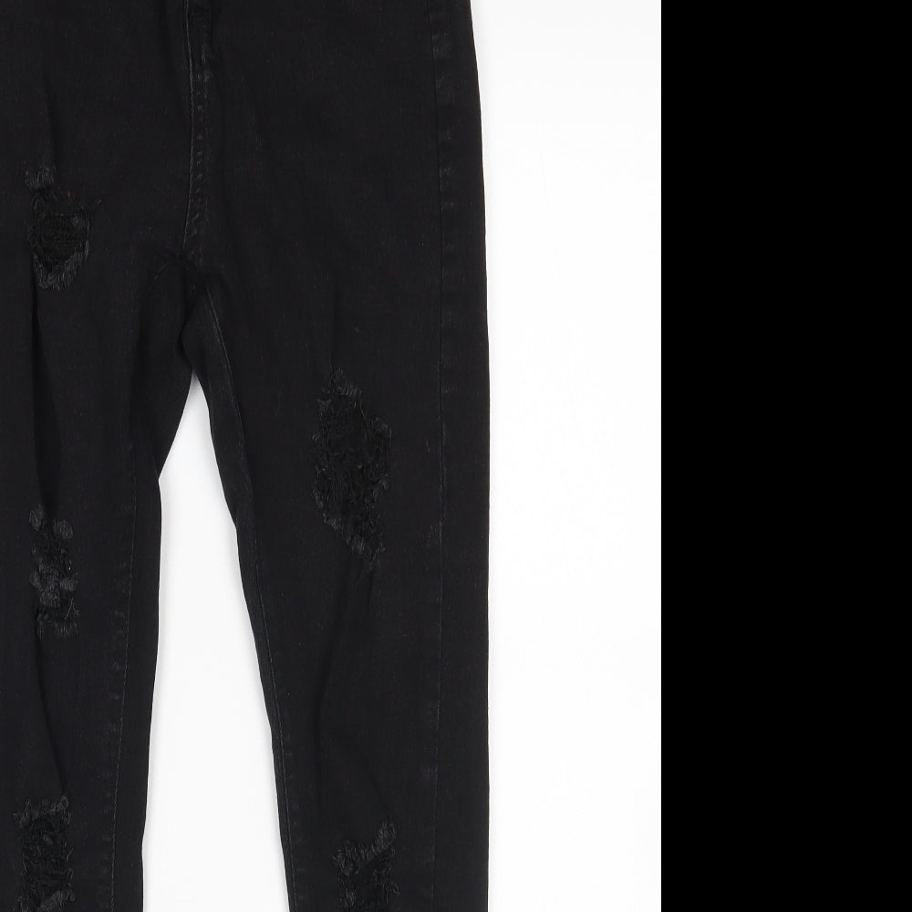 Boohoo Womens Black   Skinny Jeans Size 6 L28 in
