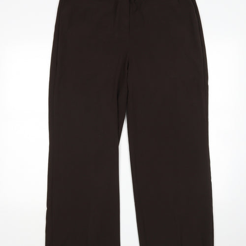 Magic fit Womens Brown   Trousers  Size 18 L27 in