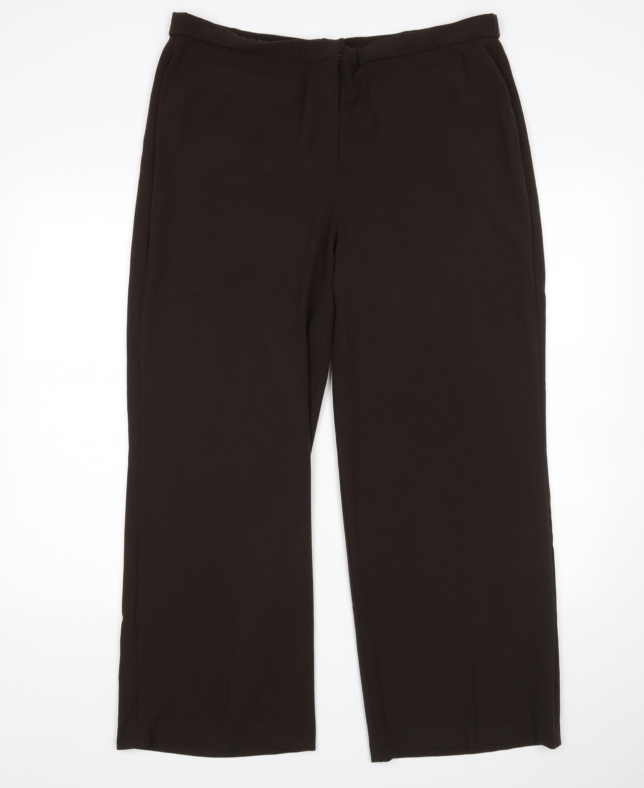 Magic fit Womens Brown   Trousers  Size 18 L27 in