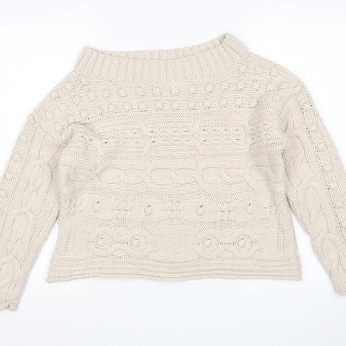 NEXT Womens Beige   Pullover Jumper Size M