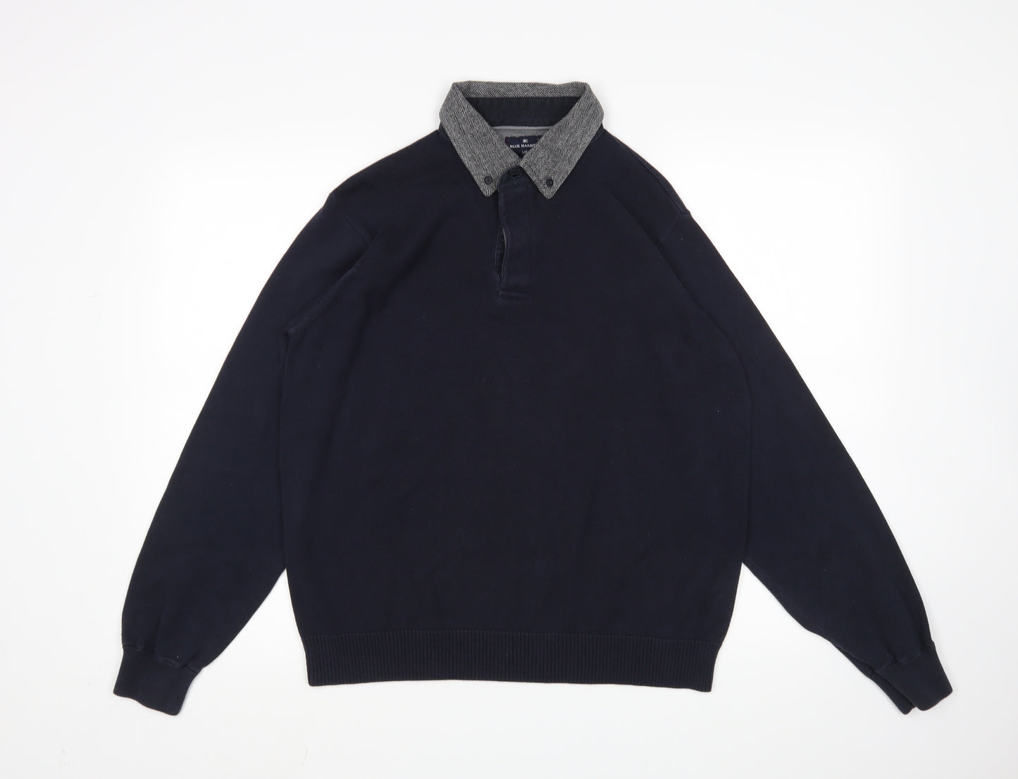 M&S Mens Blue   Pullover Jumper Size M