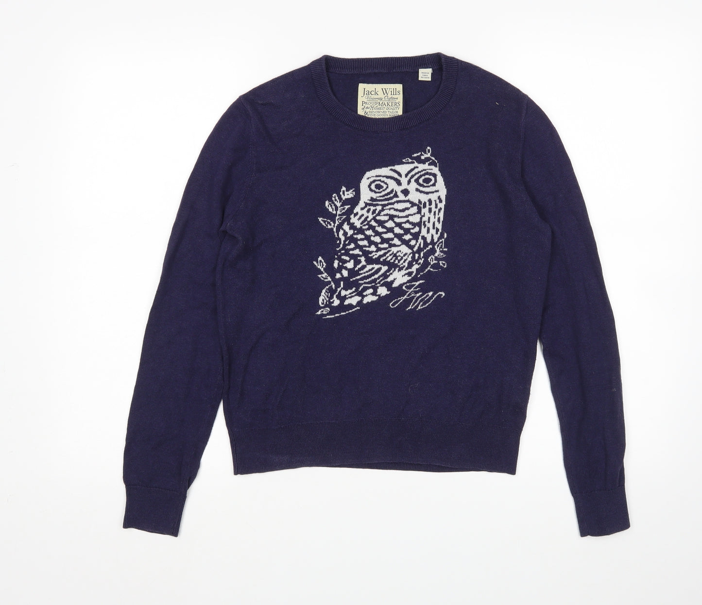 Jack Wills Womens Blue   Pullover Jumper Size 10