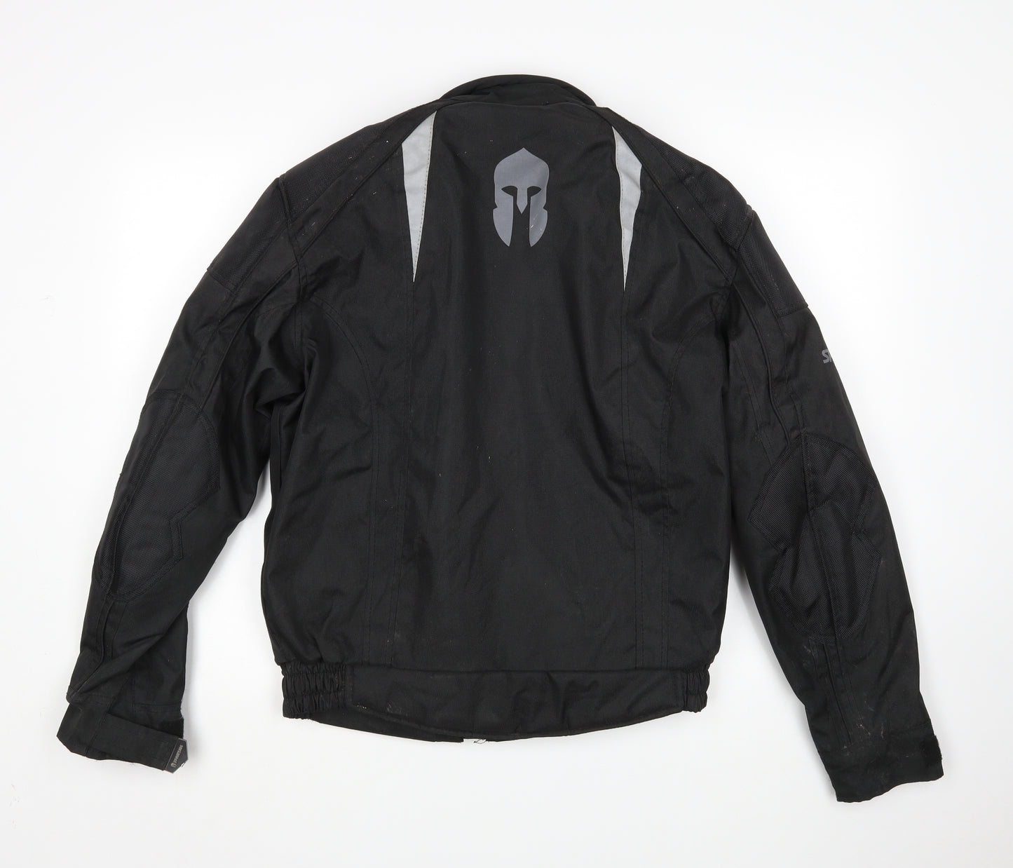 Spartan Mens Black   Biker Jacket Size S  - motorcycle jacket
