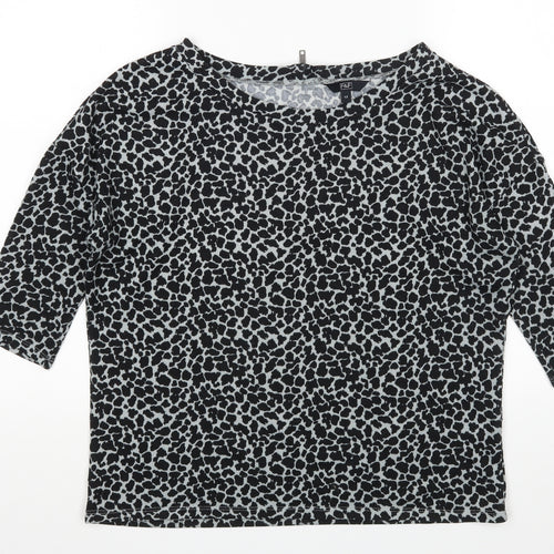 F&F Womens Multicoloured Animal Print  Pullover Jumper Size 12