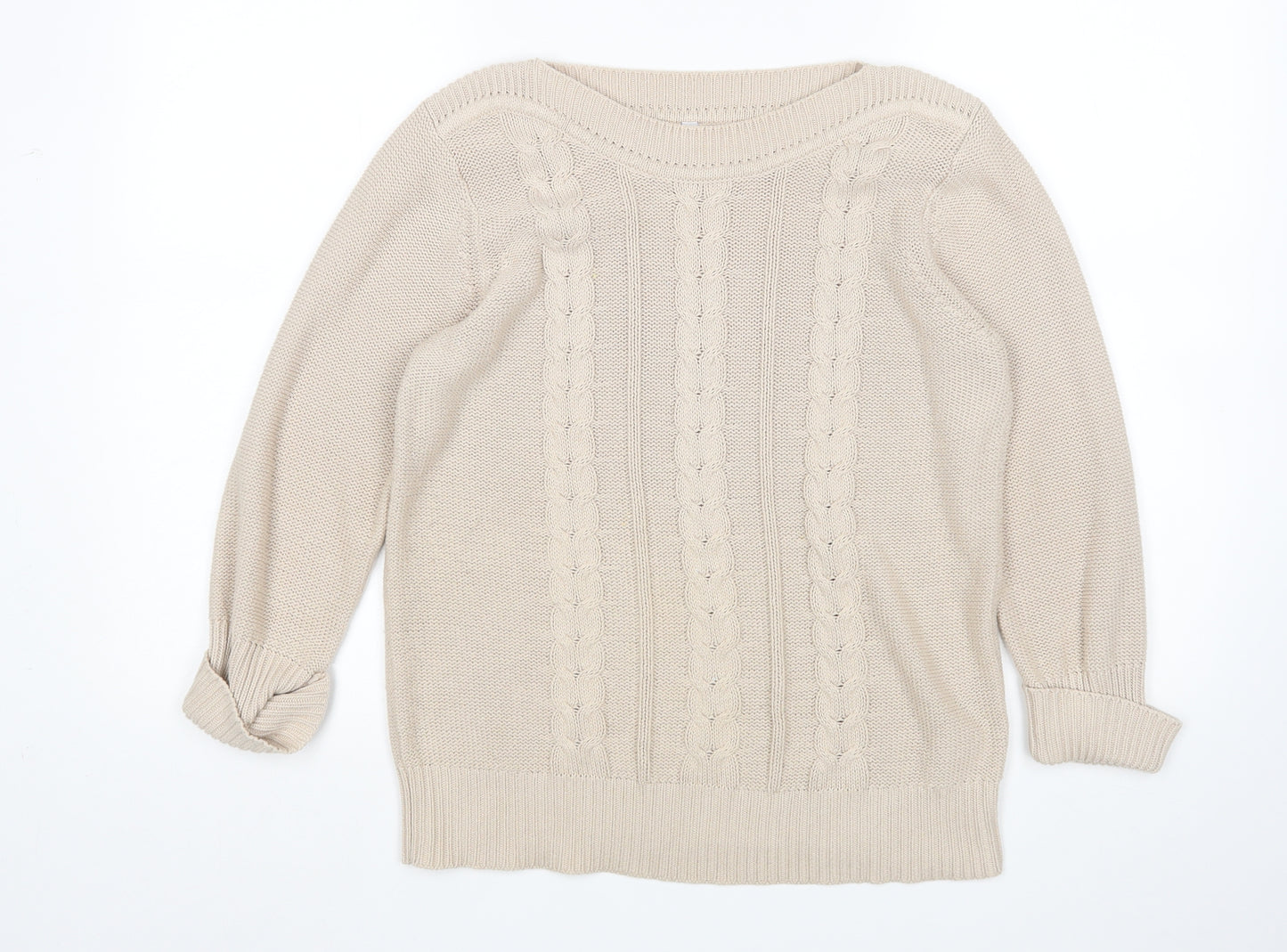 BHS Womens Beige   Pullover Jumper Size 14