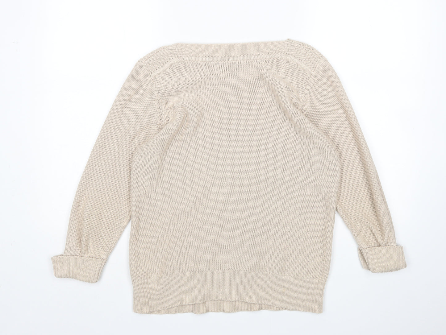 BHS Womens Beige   Pullover Jumper Size 14