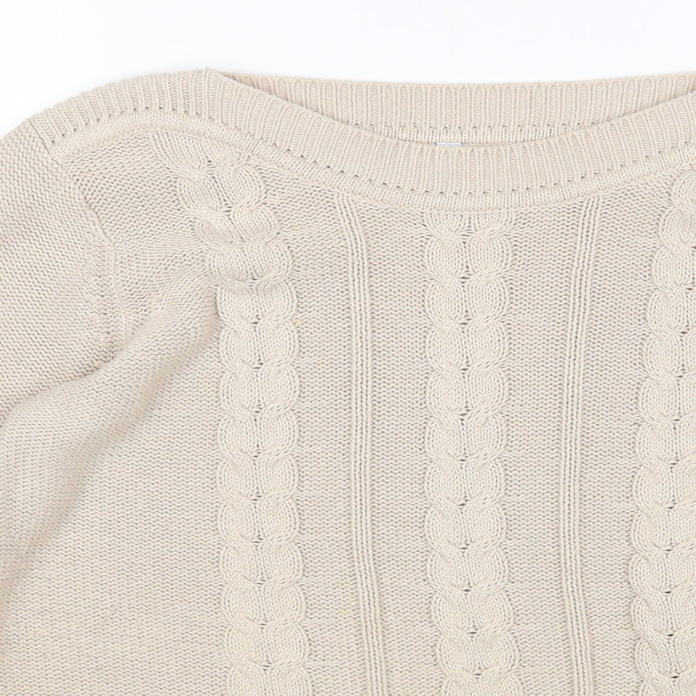 BHS Womens Beige   Pullover Jumper Size 14