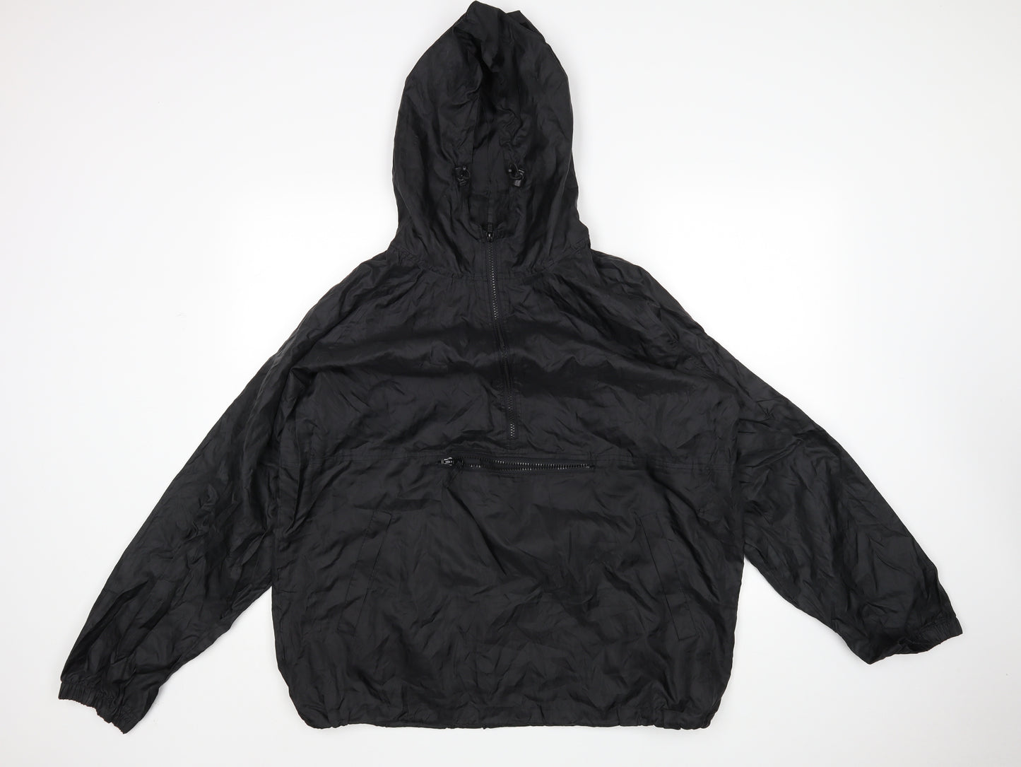 Modern Casuals Mens Black   Rain Coat Coat Size L