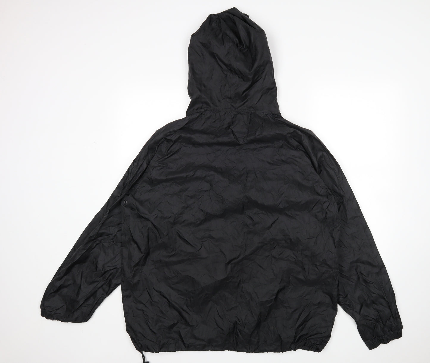 Modern Casuals Mens Black   Rain Coat Coat Size L