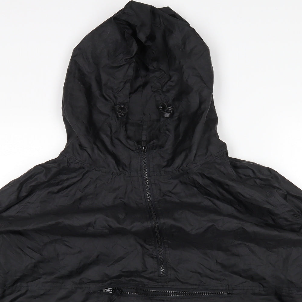 Modern Casuals Mens Black   Rain Coat Coat Size L