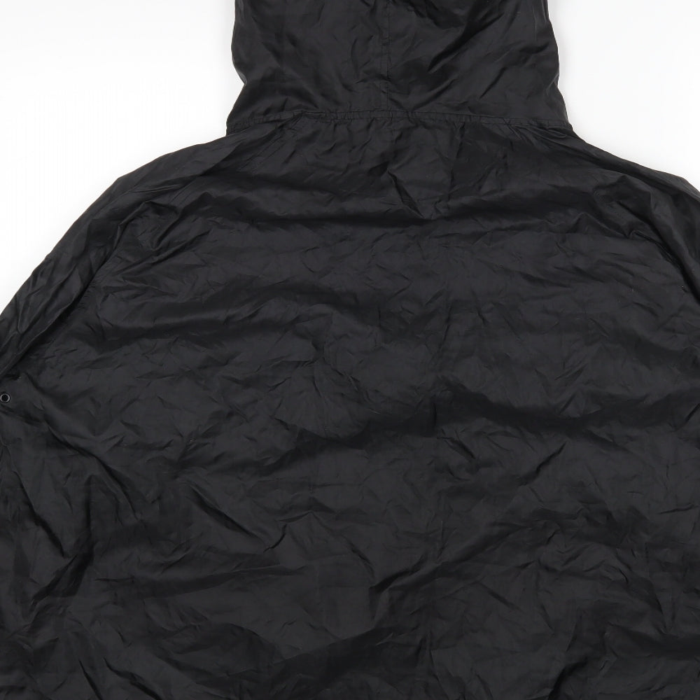 Modern Casuals Mens Black   Rain Coat Coat Size L