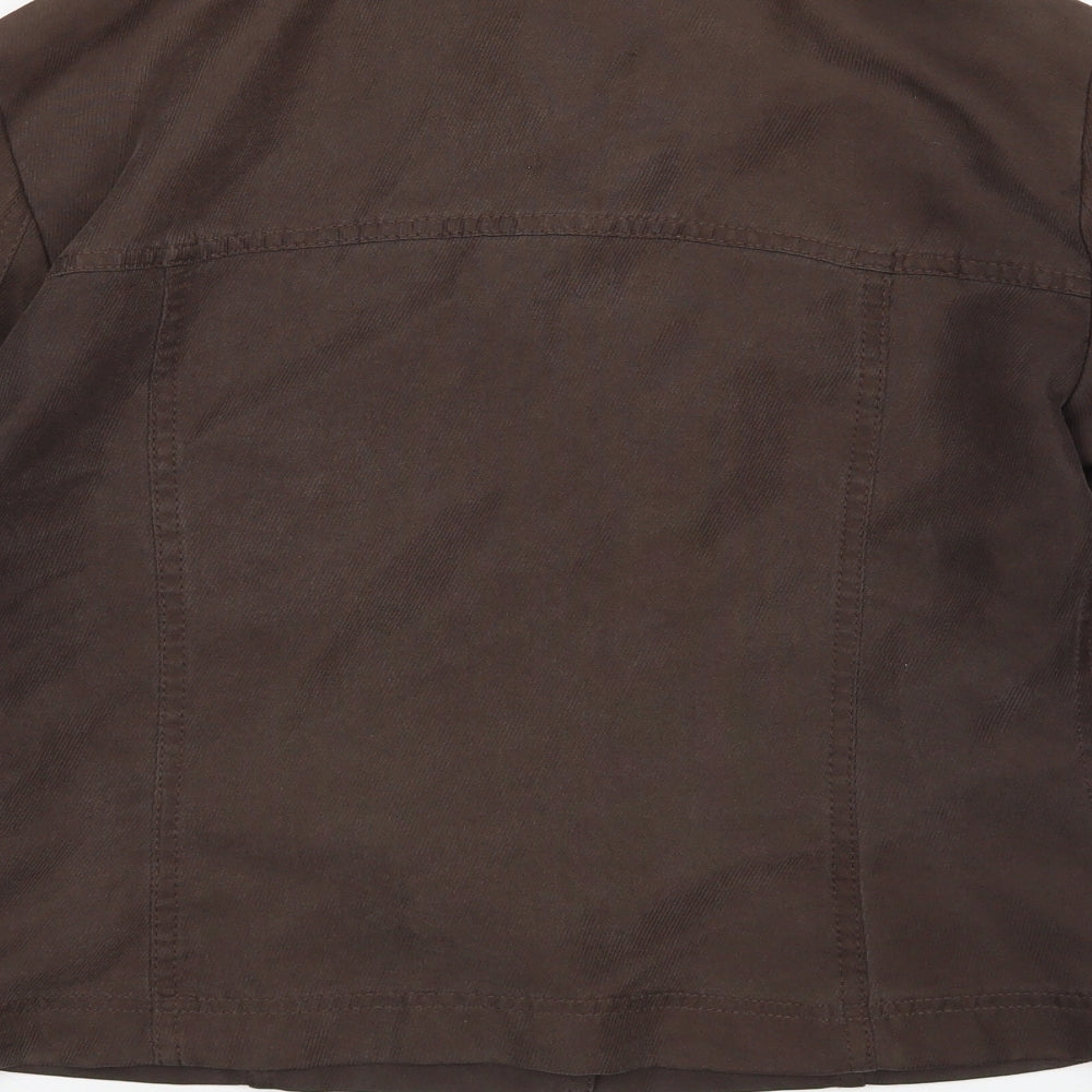 M&S Womens Brown   Jacket  Size 10