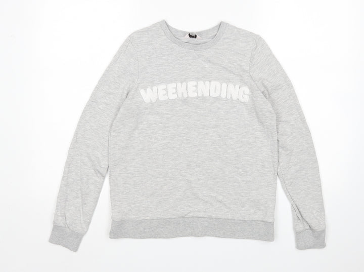 TU Womens Grey   Pullover Jumper Size 4