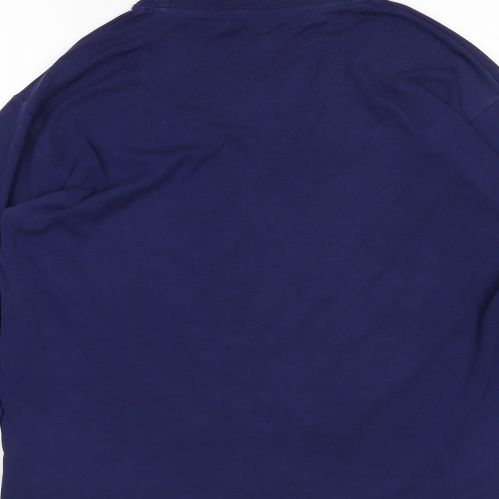 Crane Mens Purple    T-Shirt Size XL