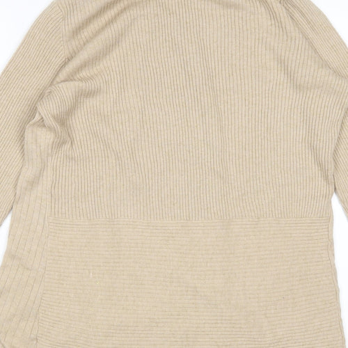 Cortefiel Womens Brown   Cardigan Jumper Size L