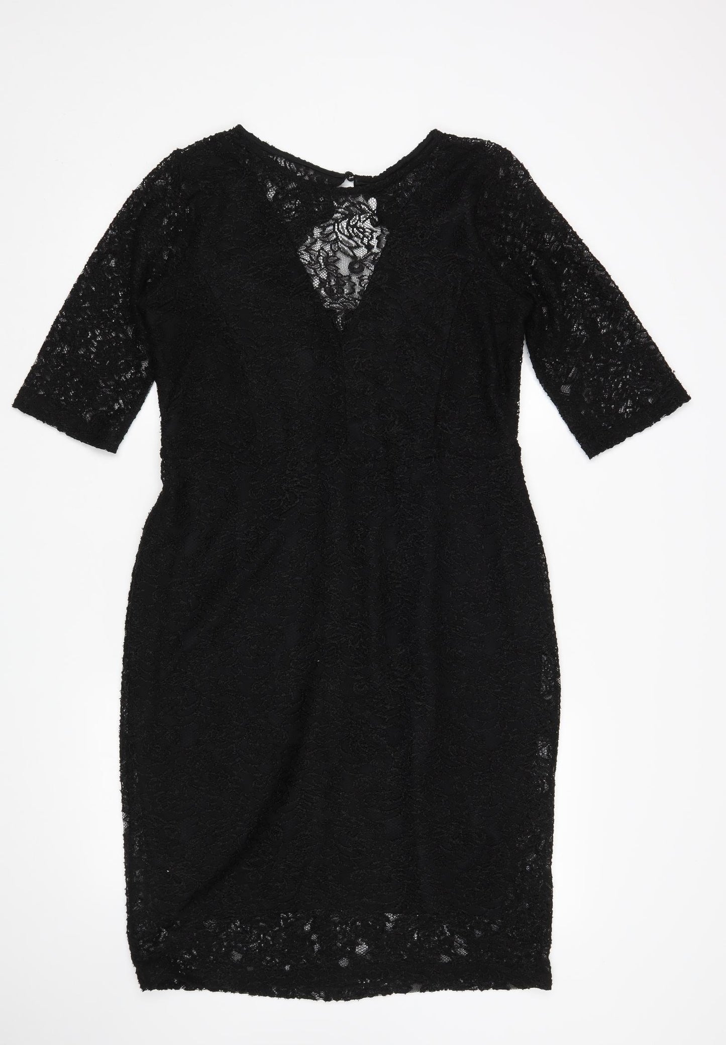 NEXT Womens Black   Pencil Dress  Size 16
