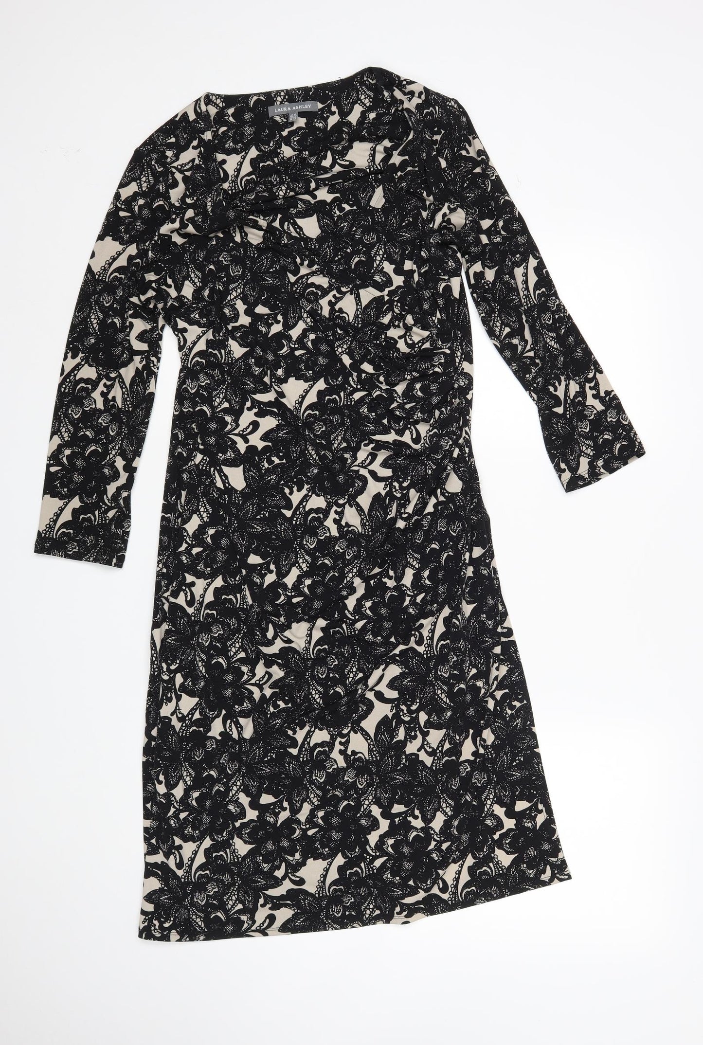 Laura Ahsley Womens Multicoloured Floral  A-Line  Size 14