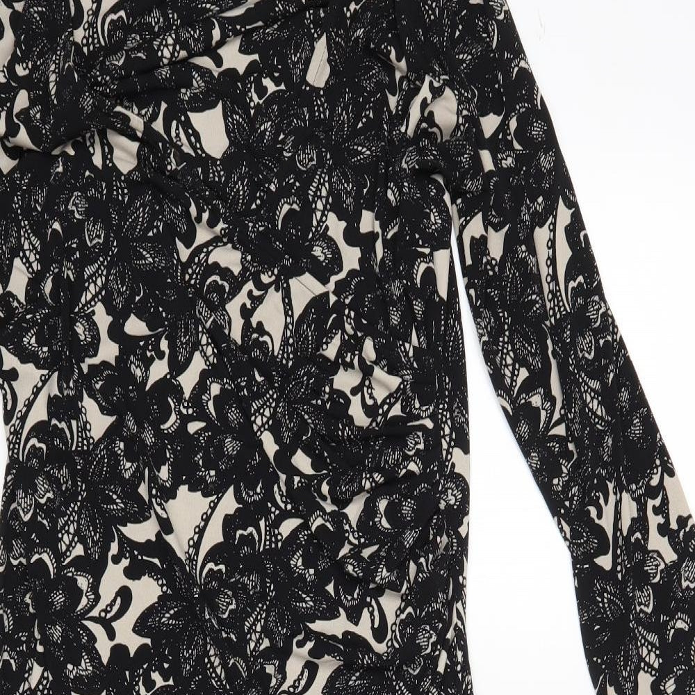 Laura Ahsley Womens Multicoloured Floral  A-Line  Size 14