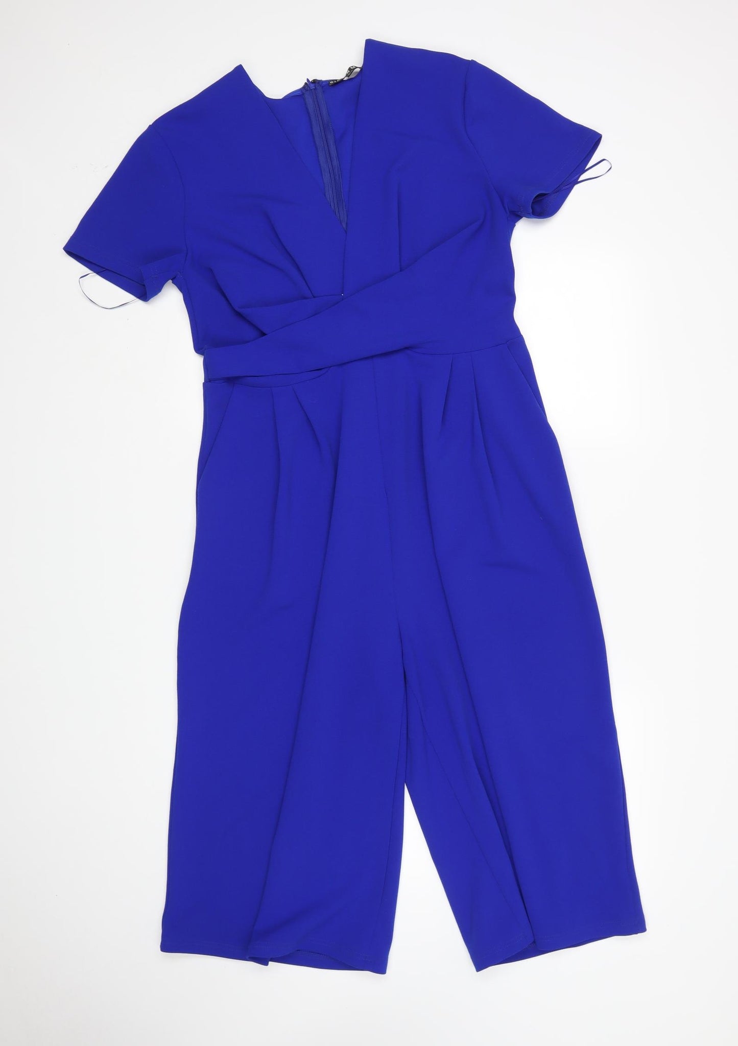 Girl In Mind Womens Blue   Jumpsuit One-Piece Size 14