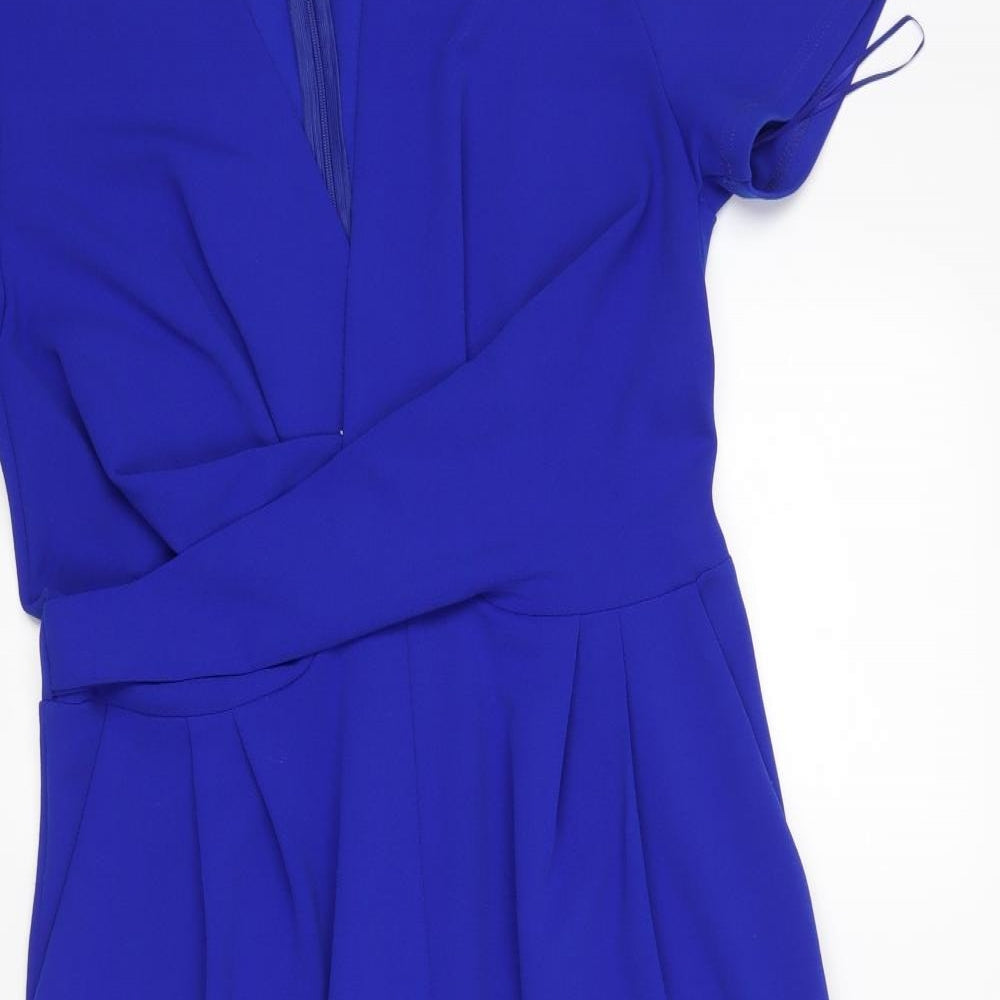 Girl In Mind Womens Blue   Jumpsuit One-Piece Size 14