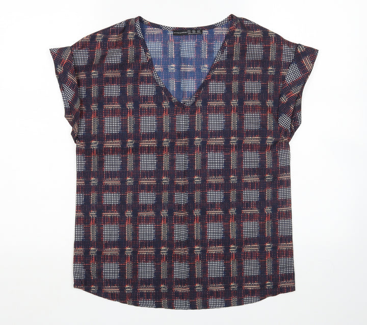 Atmosphere Womens Multicoloured Check  Basic Blouse Size 8