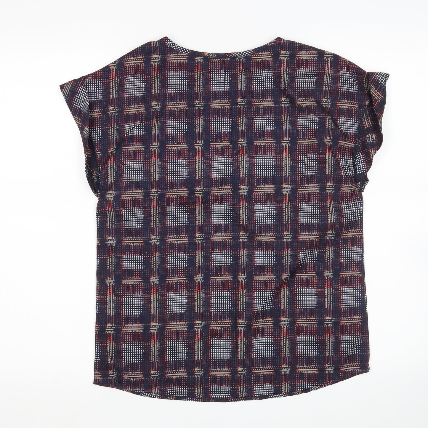 Atmosphere Womens Multicoloured Check  Basic Blouse Size 8