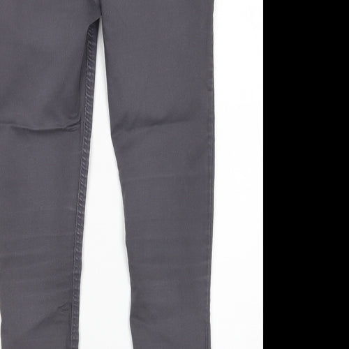 H&M Womens Grey   Skinny Jeans Size 8 L28 in