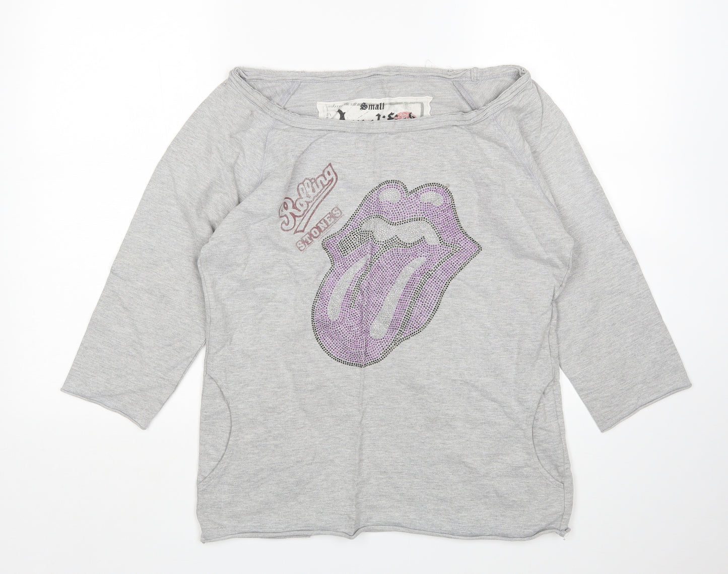 Amplified Womens Grey   Basic T-Shirt Size S