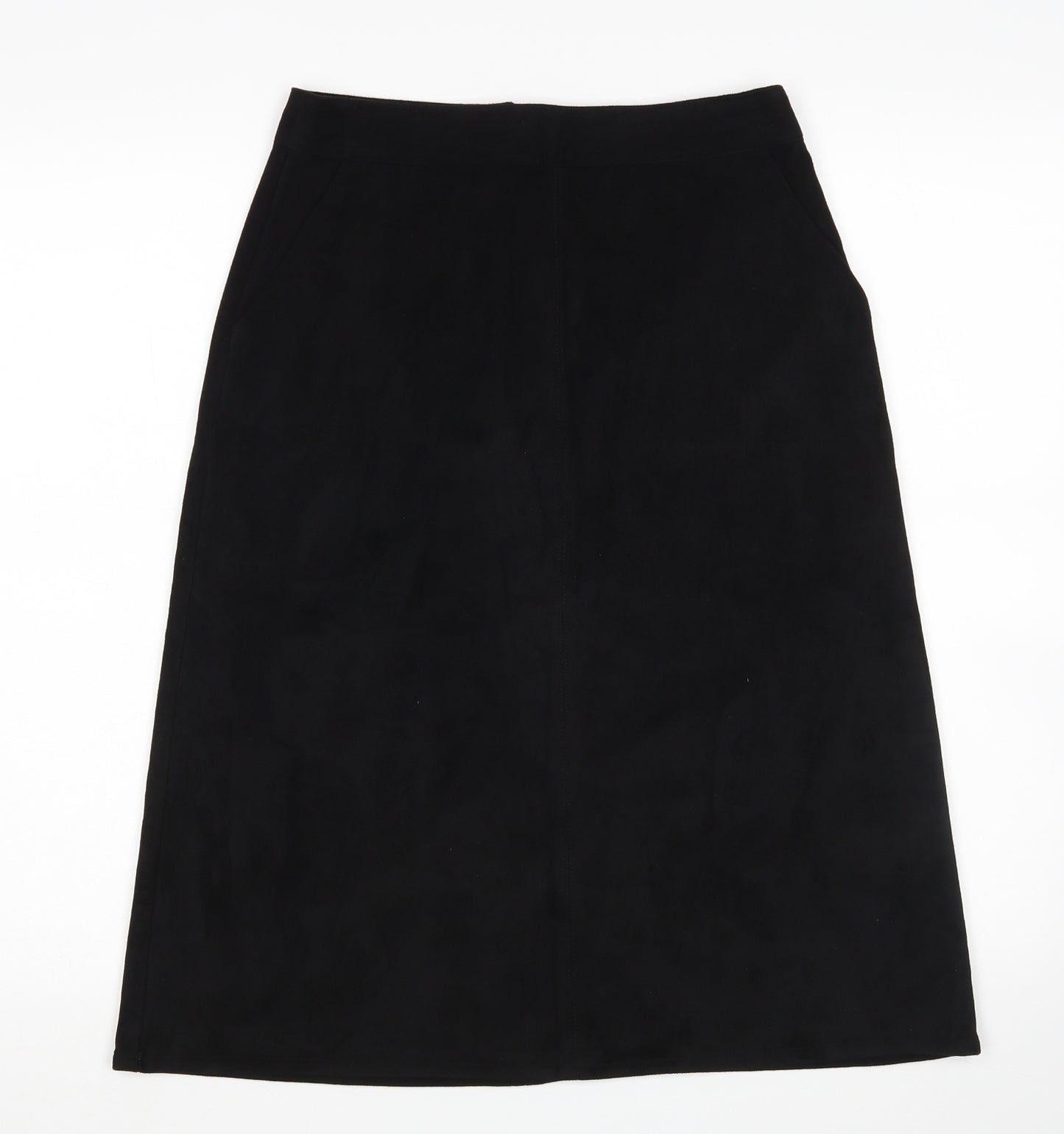Warehouse Womens Black   A-Line Skirt Size 8