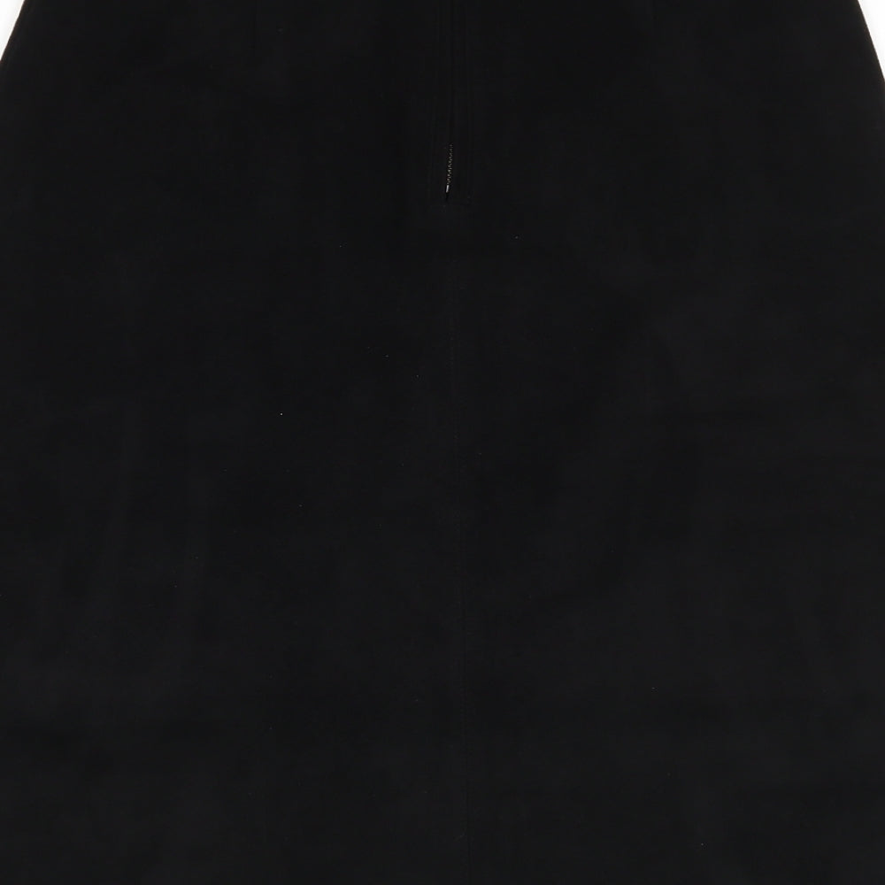 Warehouse Womens Black   A-Line Skirt Size 8