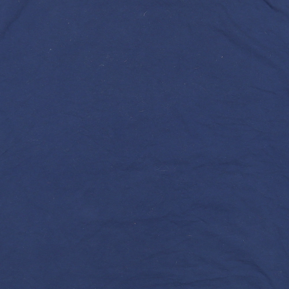 George Mens Blue    Pyjama Top Size L  - The Flintstone