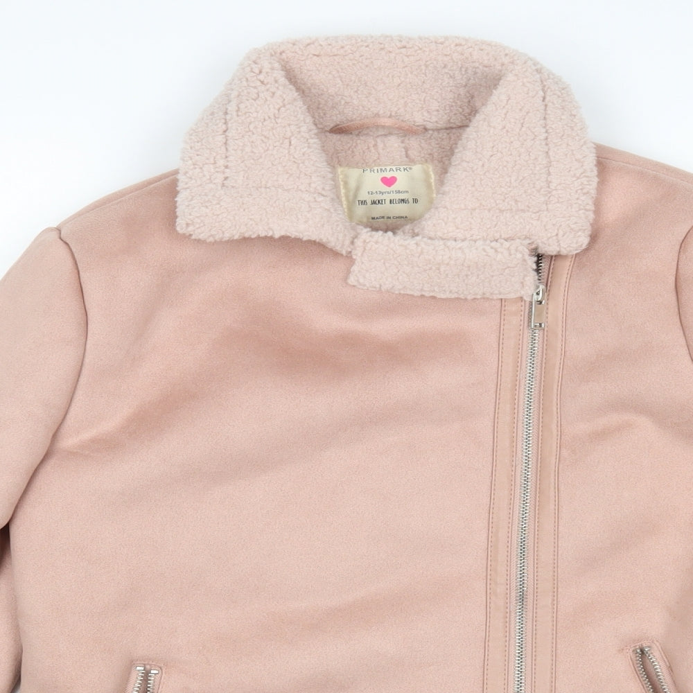 Primark Girls Pink   Jacket  Size 12-13 Years