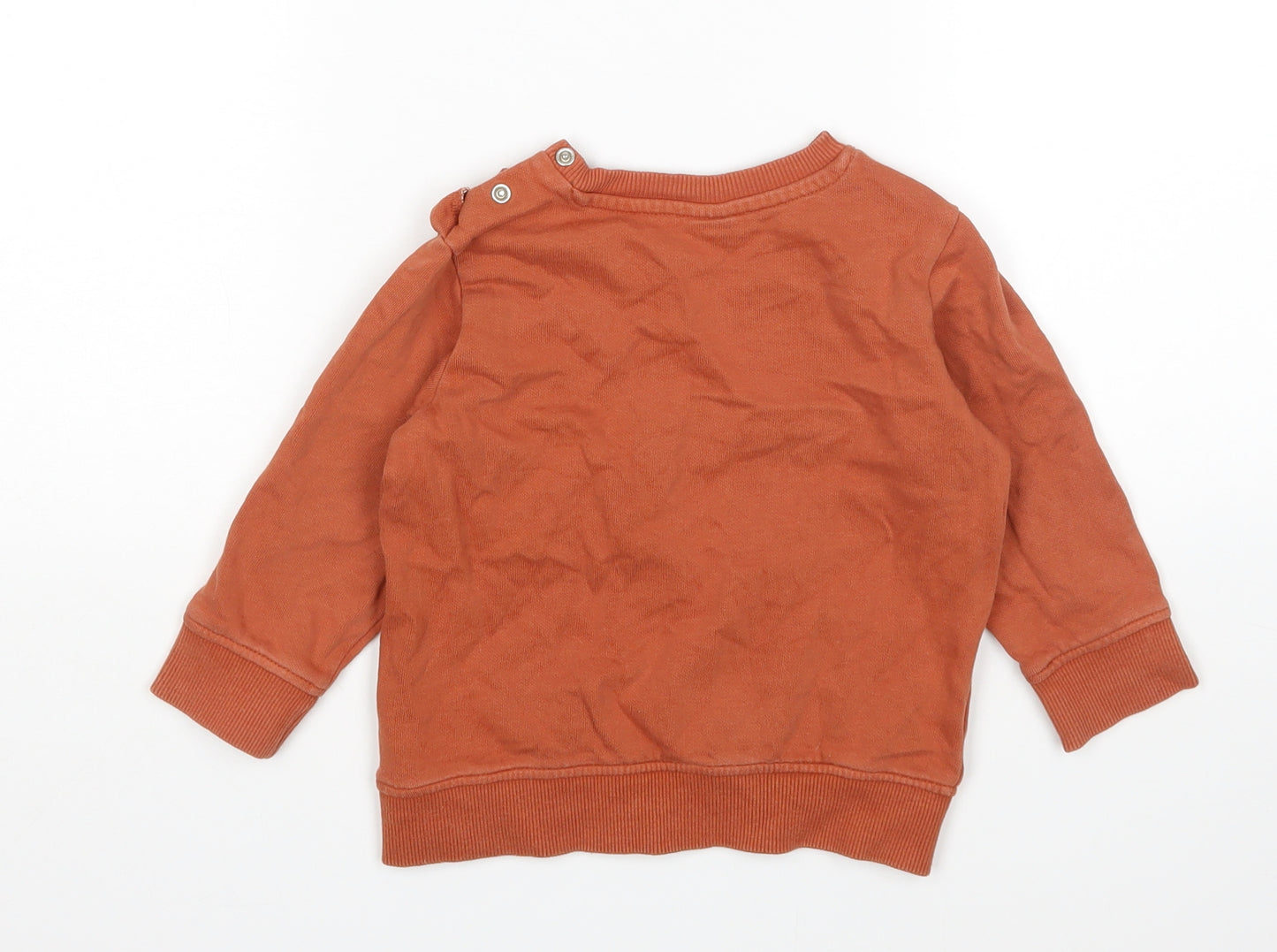 H&M Boys Orange   Pullover Jumper Size 2-3 Years