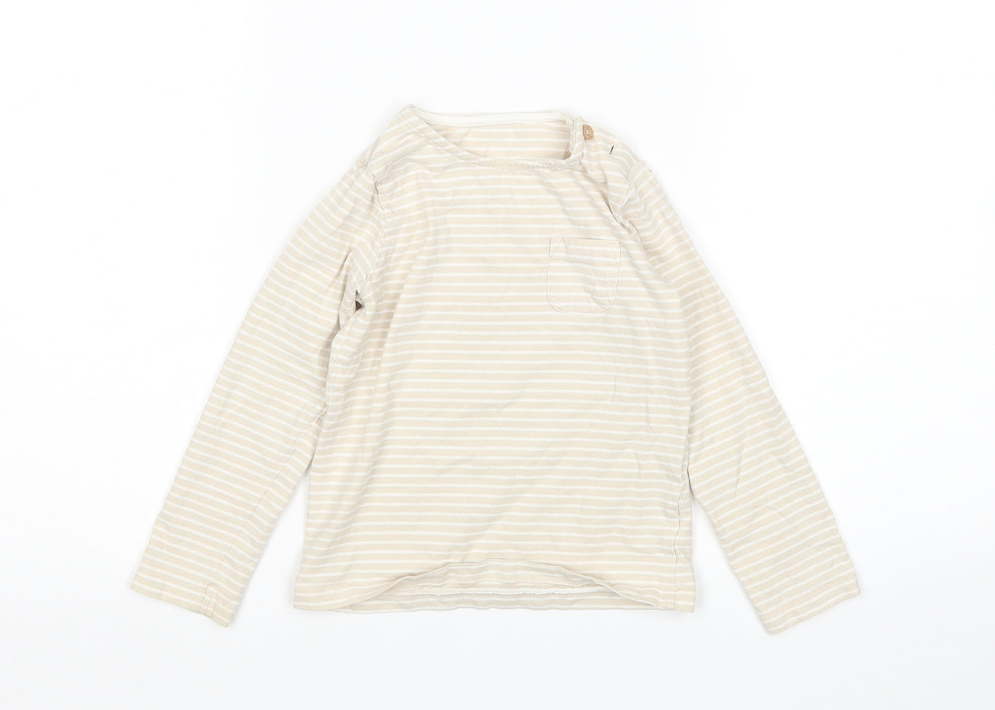 TU Boys Multicoloured Striped  Basic T-Shirt Size 2-3 Years
