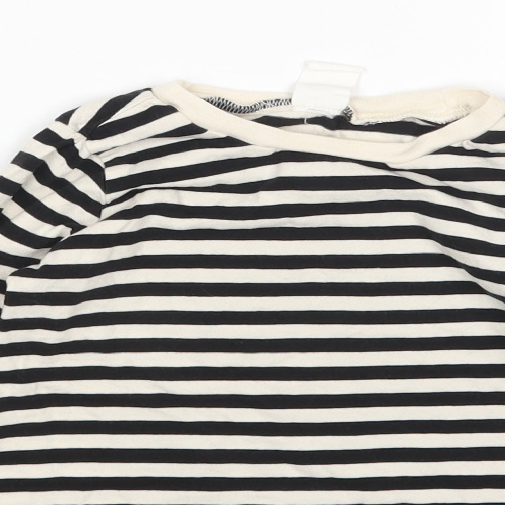 H&M Boys Multicoloured Striped  Basic T-Shirt Size 2-3 Years