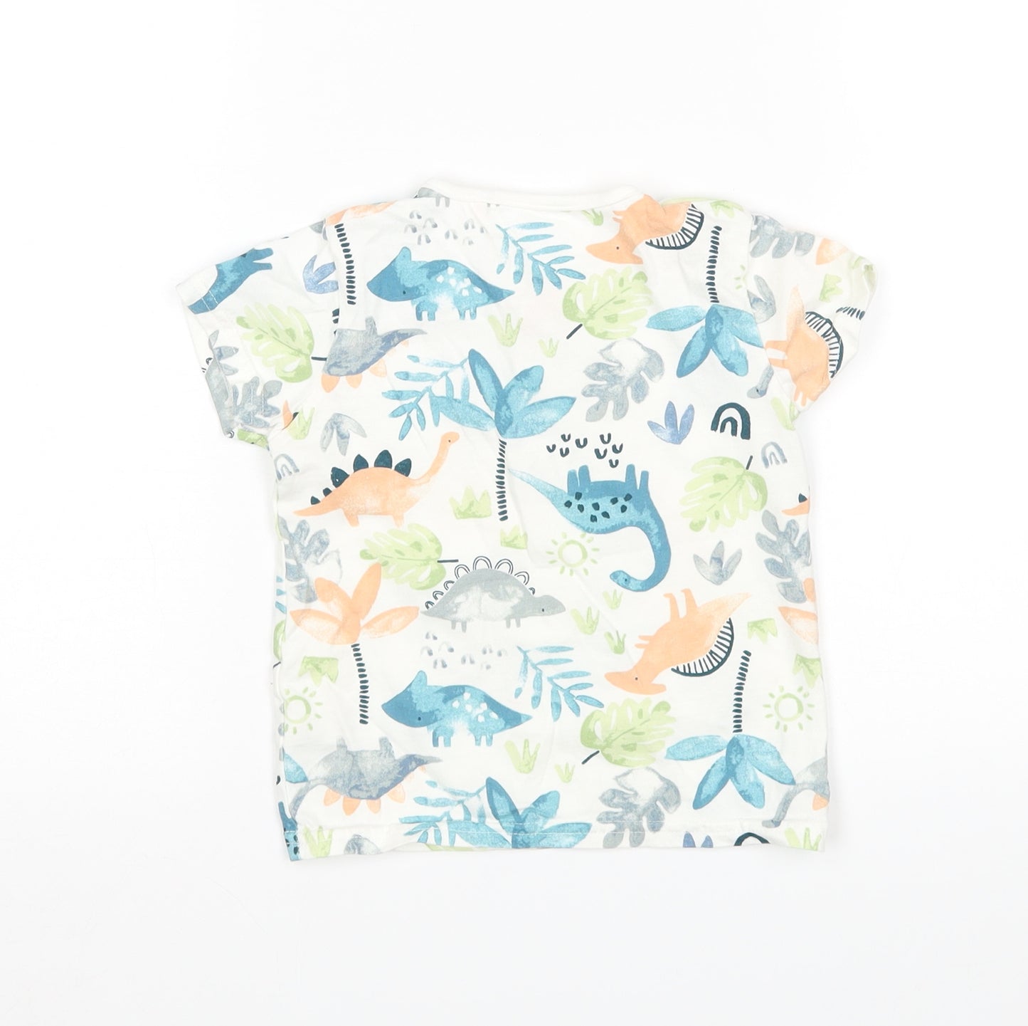 TU Boys Multicoloured   Basic T-Shirt Size 18-24 Months  - Dinosaur